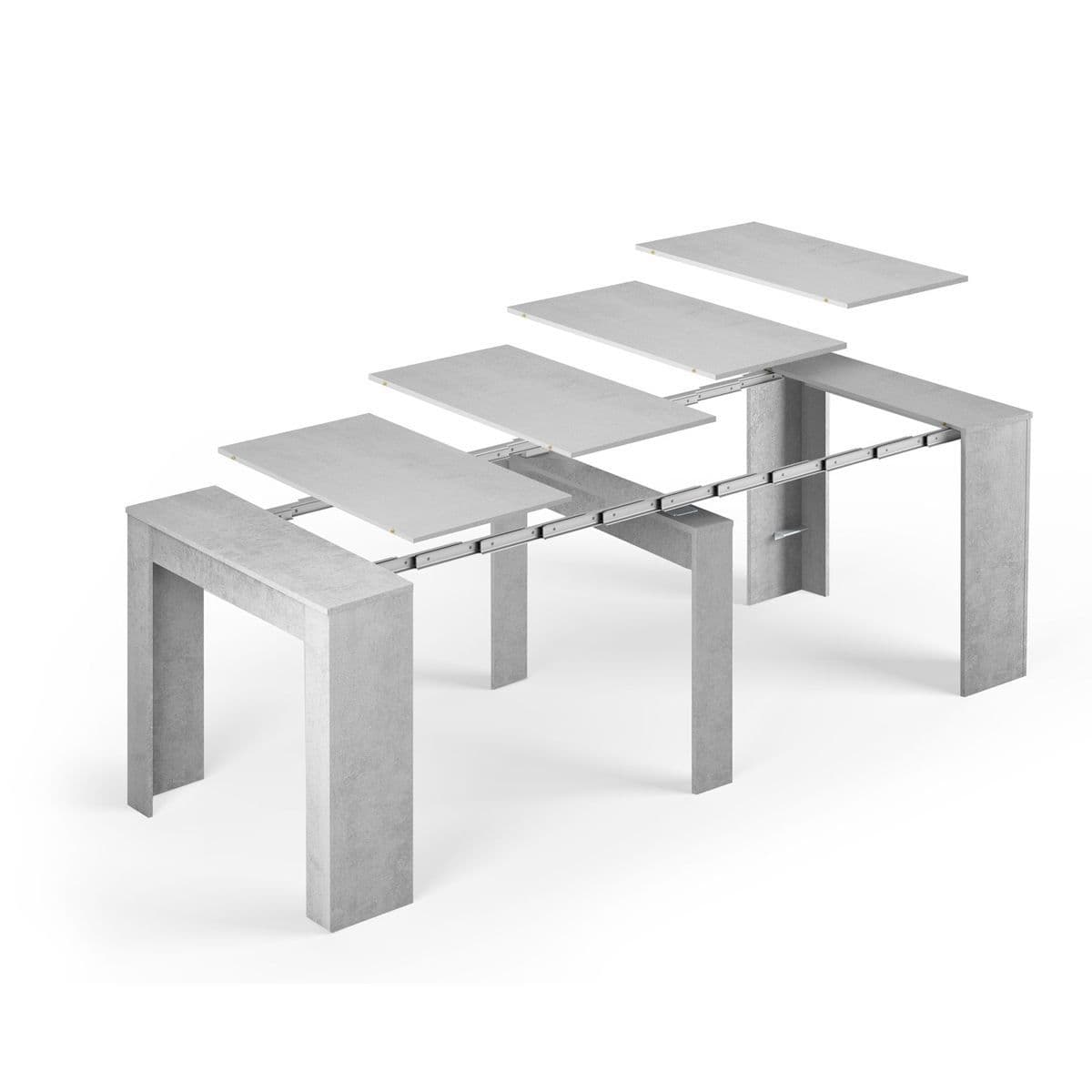 The Ashcombe | Luxury Concrete Grey Extending Dining Table