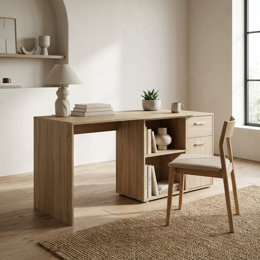 The Calder Oak | Luxury Flexi Desk