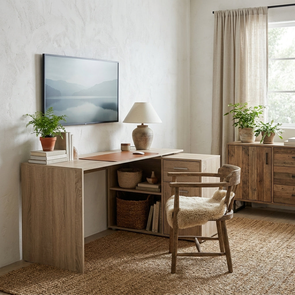 The Calder Oak | Luxury Flexi Desk