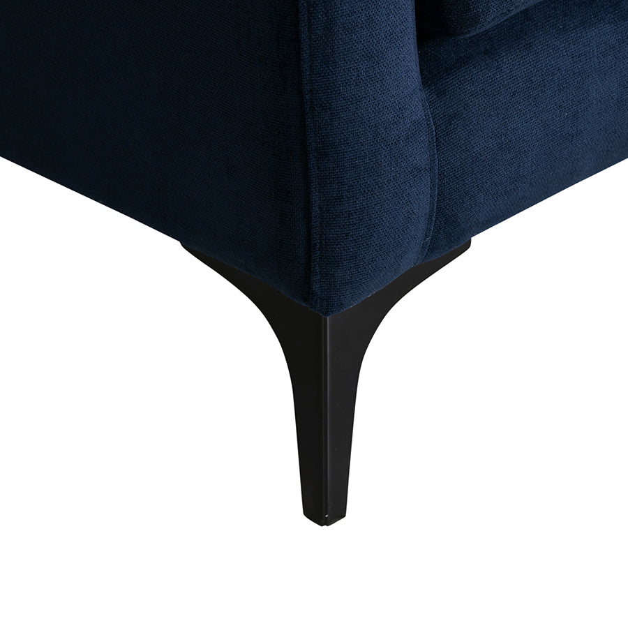 Caspian | Blue Textured Fabric - Luxury 3 Seater Sofa