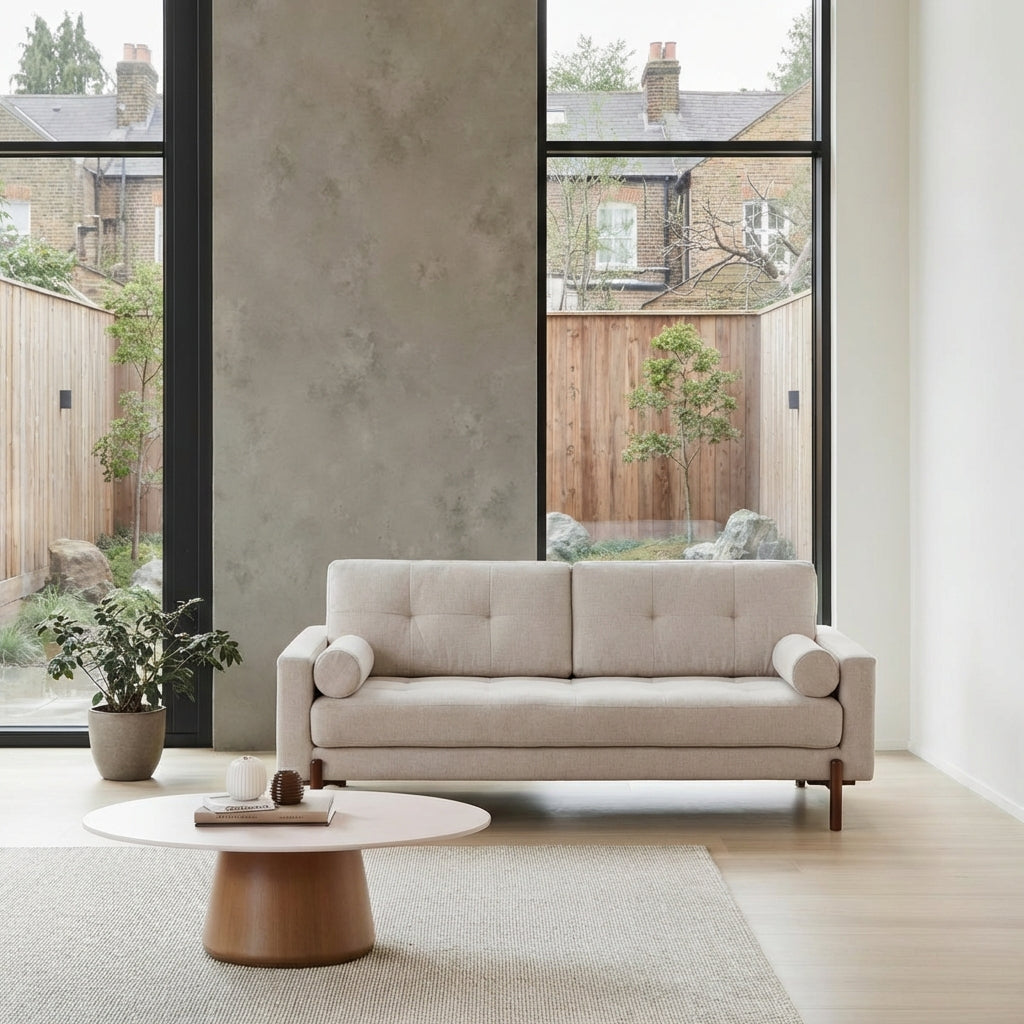 Chelsea |  Textured Fabric - Luxury 3 Seater Sofa