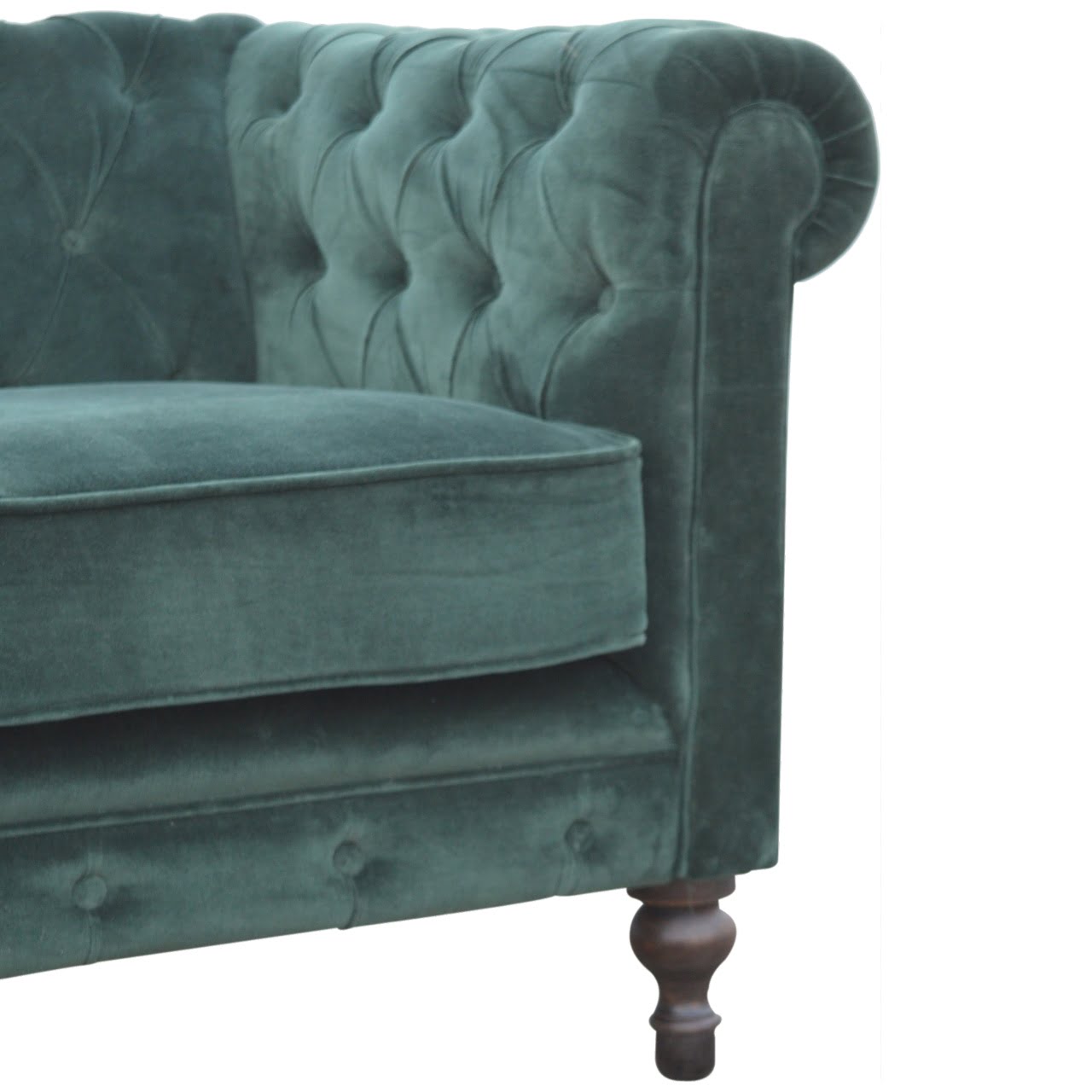 Belgravia | Emerald Green Chesterfield - Luxury 2 Seater Sofa