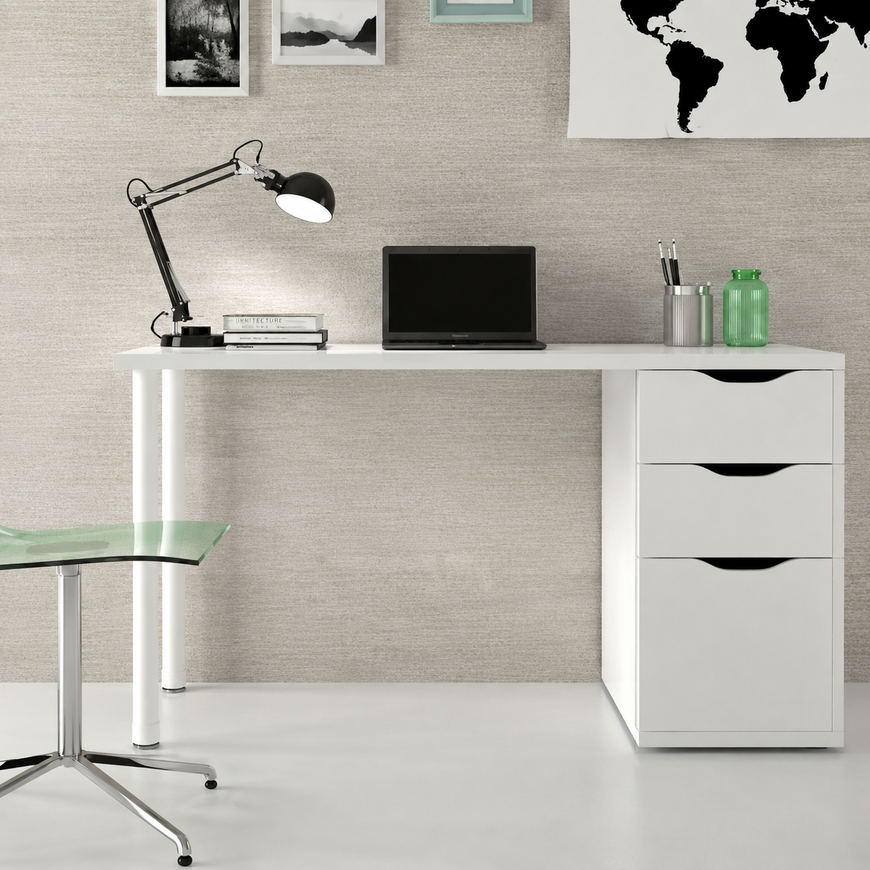The Hartley | Luxury 3 Drawer Desk