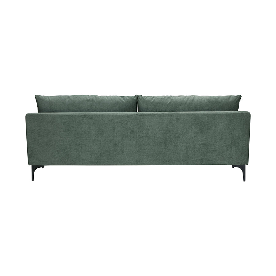 Henley | Green Textured Fabric - Luxury 3 Seater Sofa