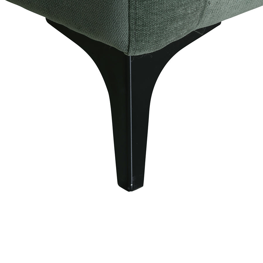 Henley | Green Textured Fabric - Luxury 3 Seater Sofa