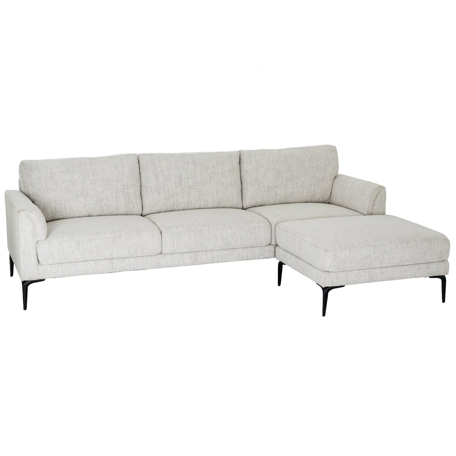 Zafina | Textured Fabric - Luxury 3 Seater Sofa