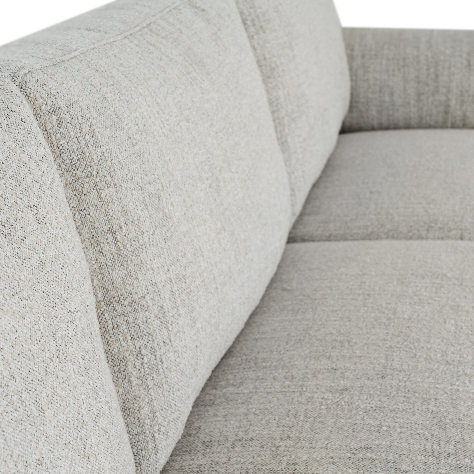 Zafina | Textured Fabric - Luxury 3 Seater Sofa