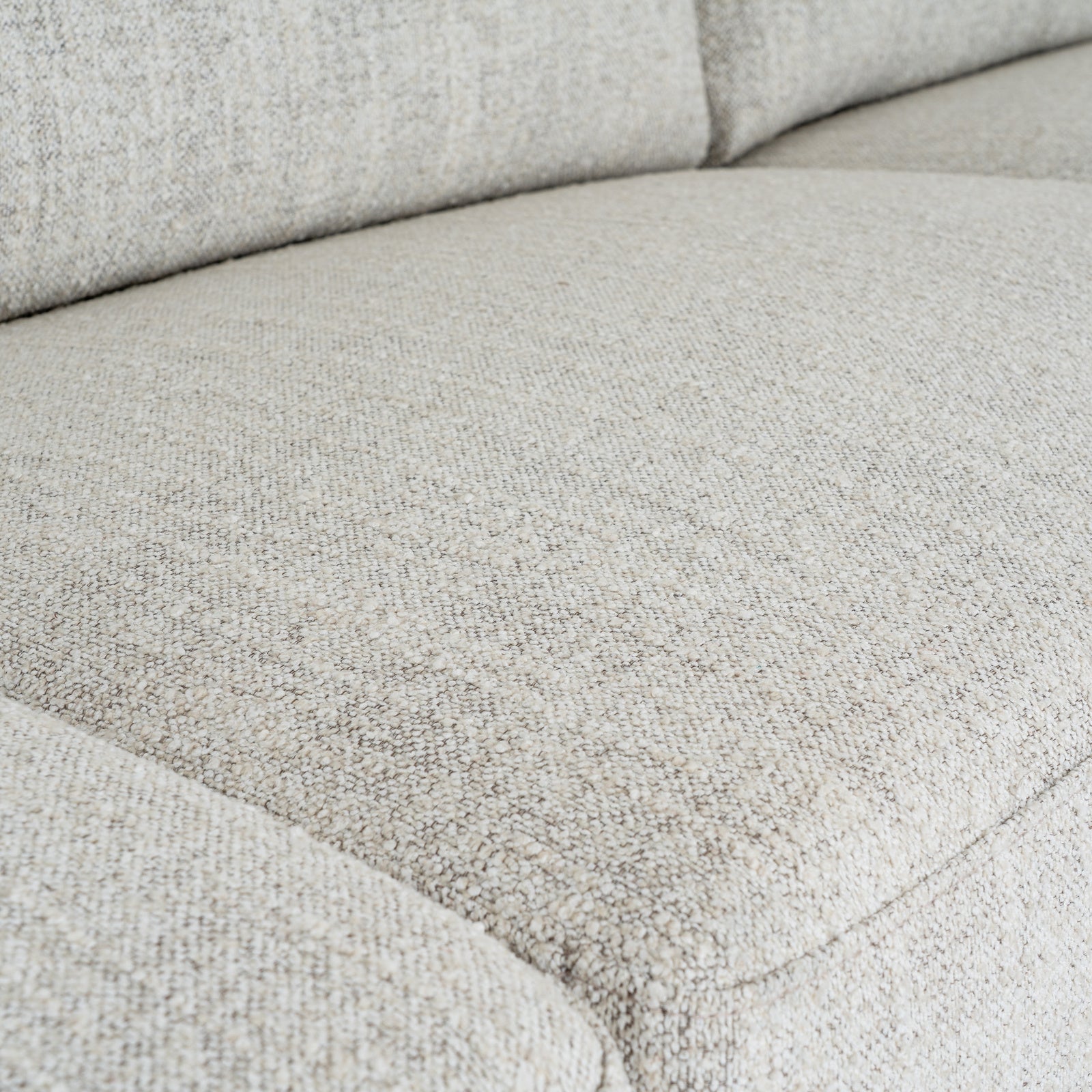 Zafina | Textured Fabric - Luxury 3 Seater Sofa