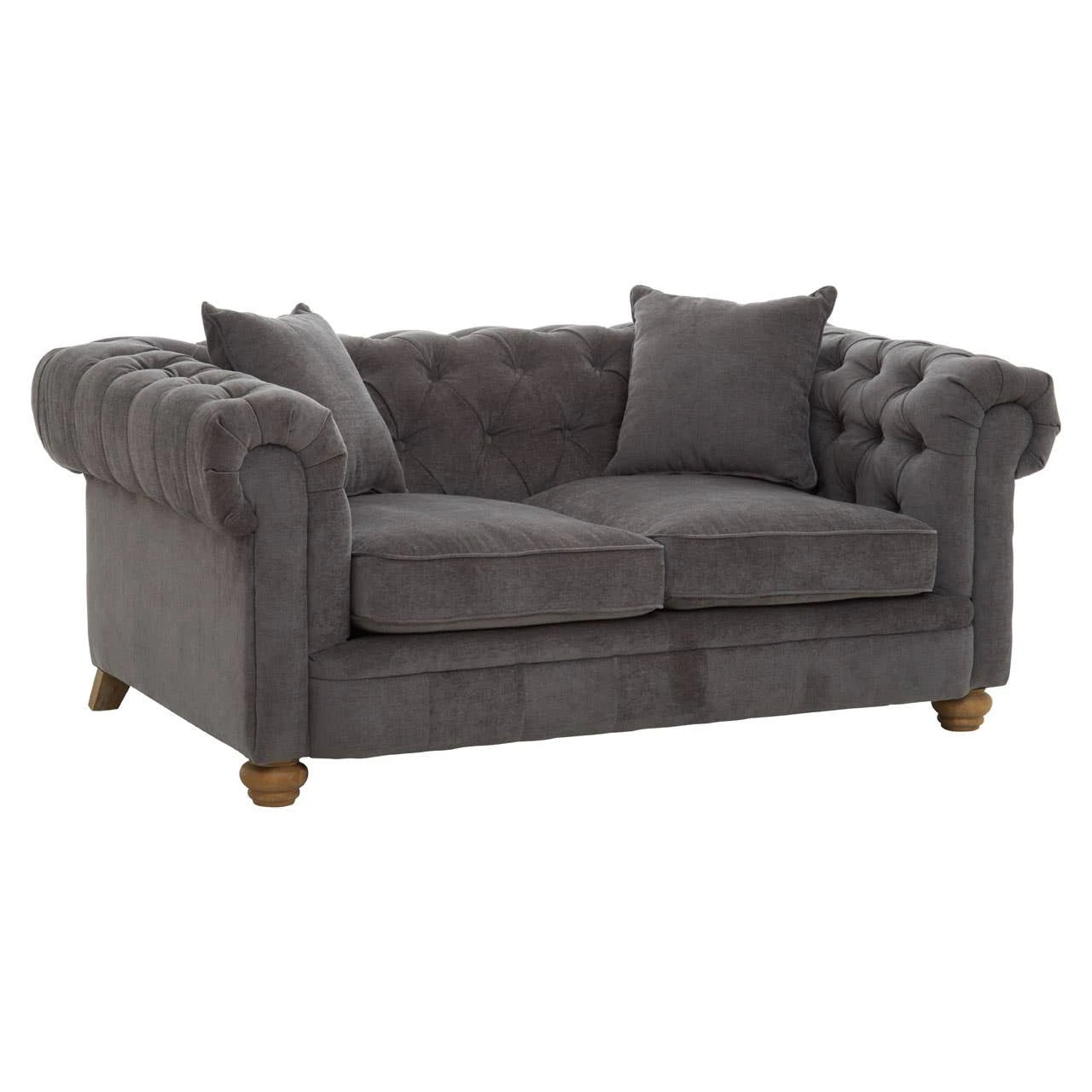 Maren | Luxury Grey Fabric 2 Seater Sofa