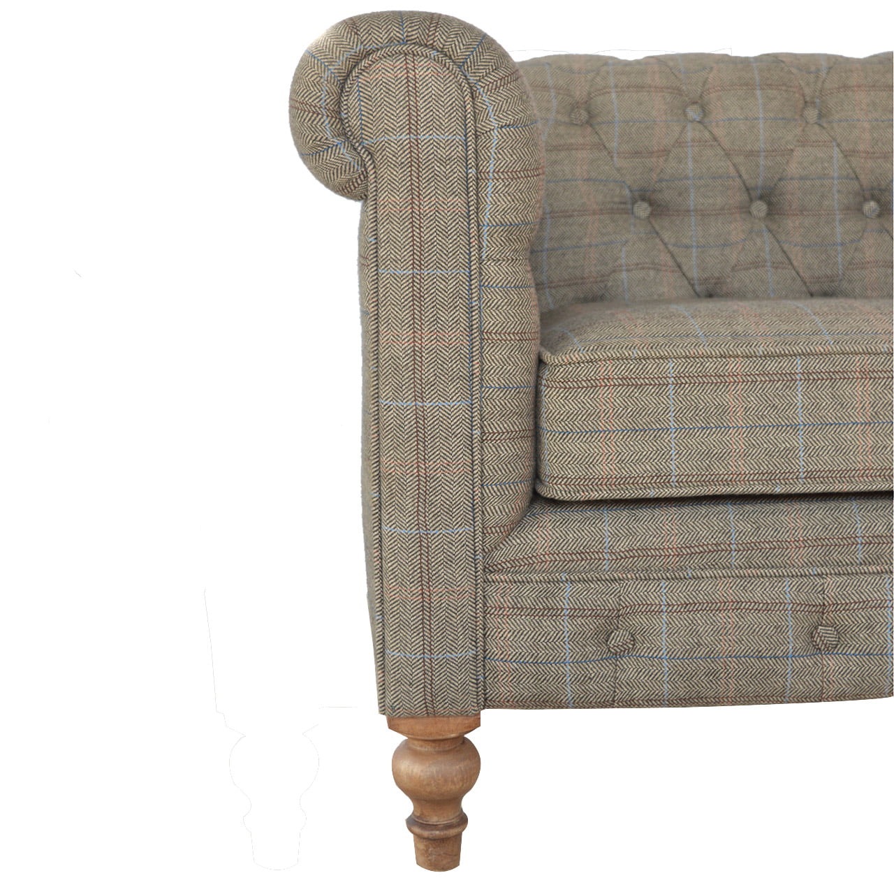 Soho | Multi Tweed Chesterfield - Luxury 2 Seater Sofa