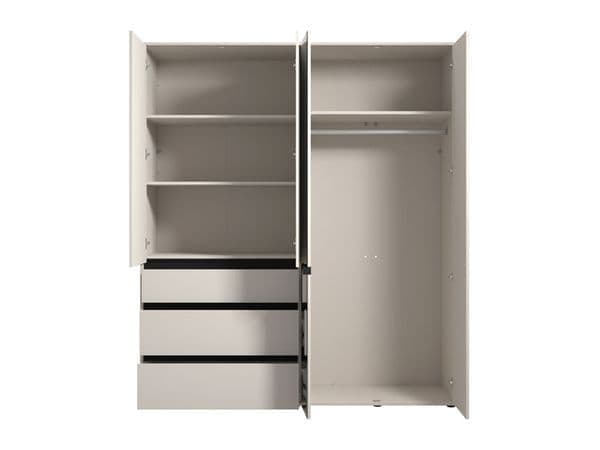 Norelle | Luxury Cashmere 4 Door Mirrored Wardrobe