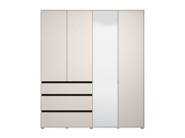 Norelle | Luxury Cashmere 4 Door Mirrored Wardrobe