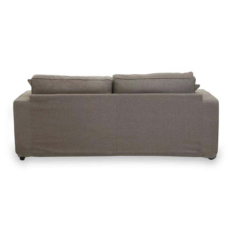 Noura | Luxury Grey Fabric 3 Seater Sofa