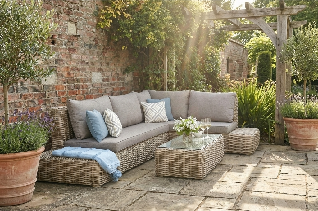 Portofino Collection - Outdoor Large Corner Sofa Set
