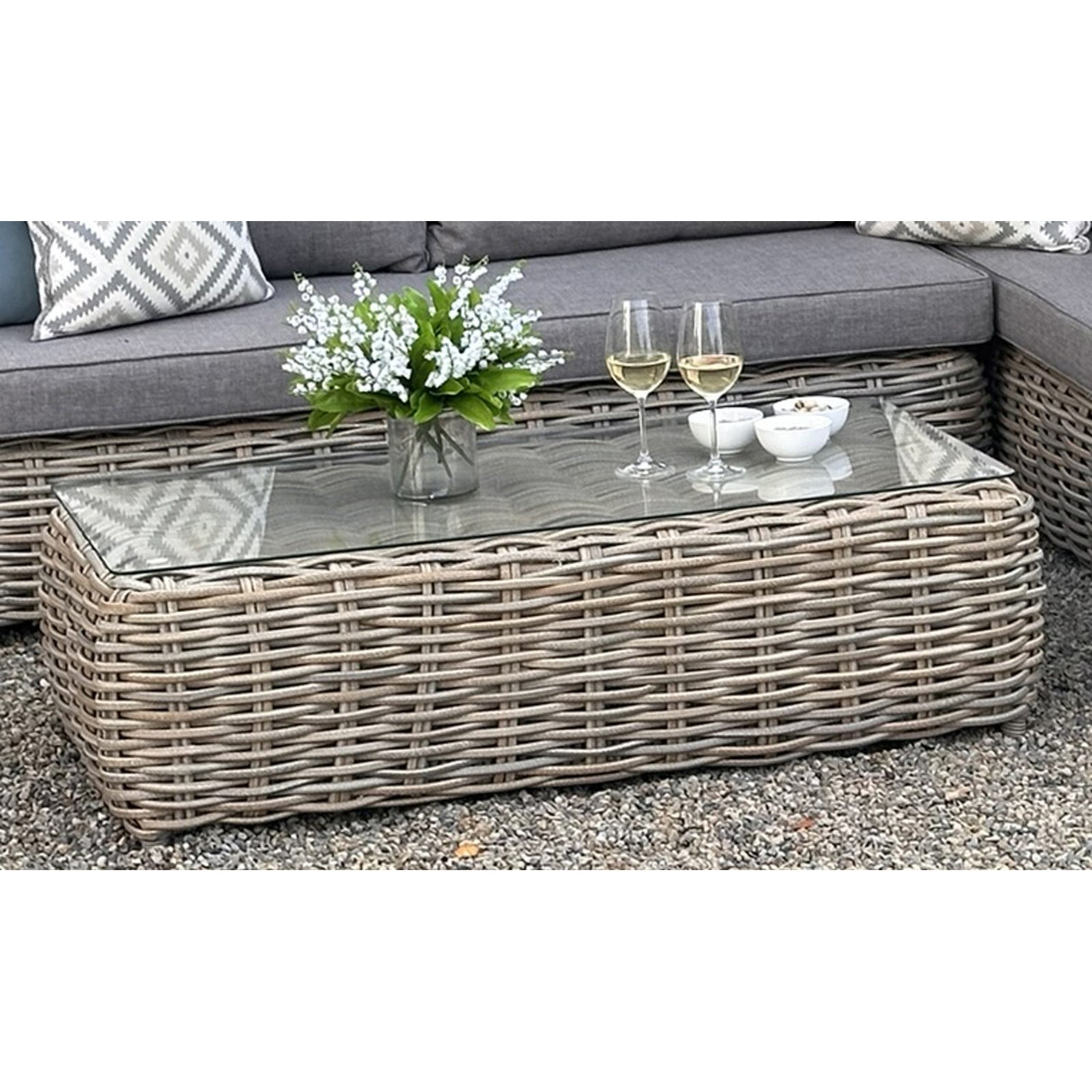Portofino Collection - Outdoor Large Corner Sofa Set