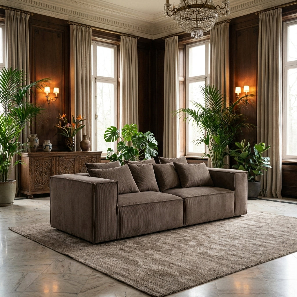 Montclair | Manchester Fabric - Luxury 3 Seater Sofa