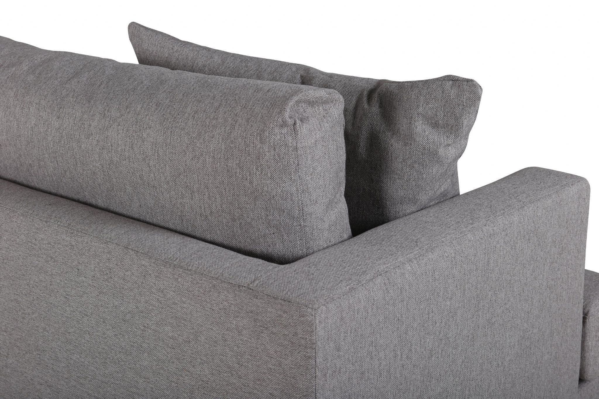 Regents | Grey Fabric - Luxury 3 Seater Sofa