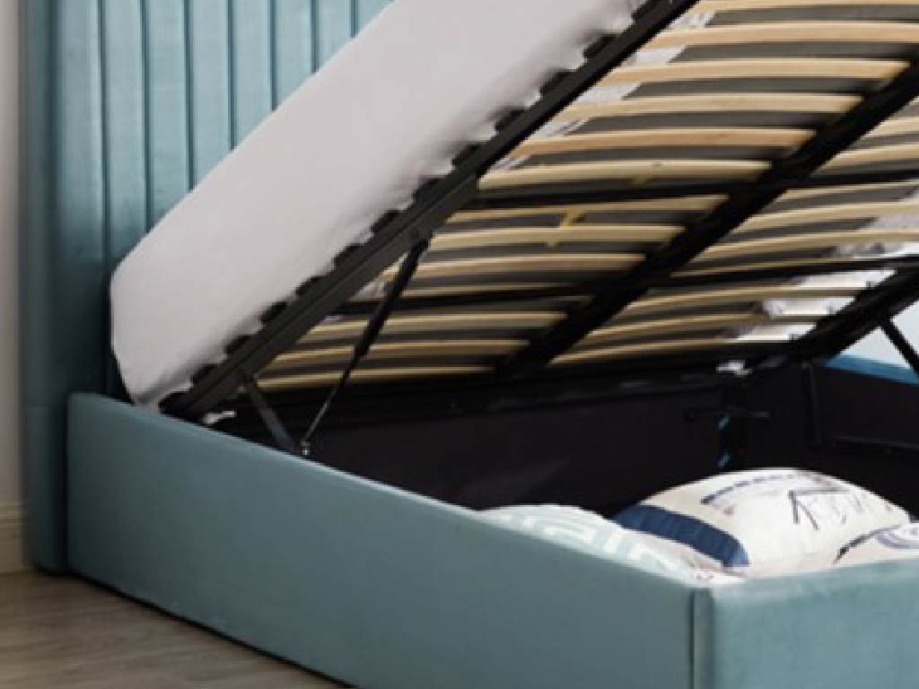 Aurora | Luxury Velvet Ottoman Bed