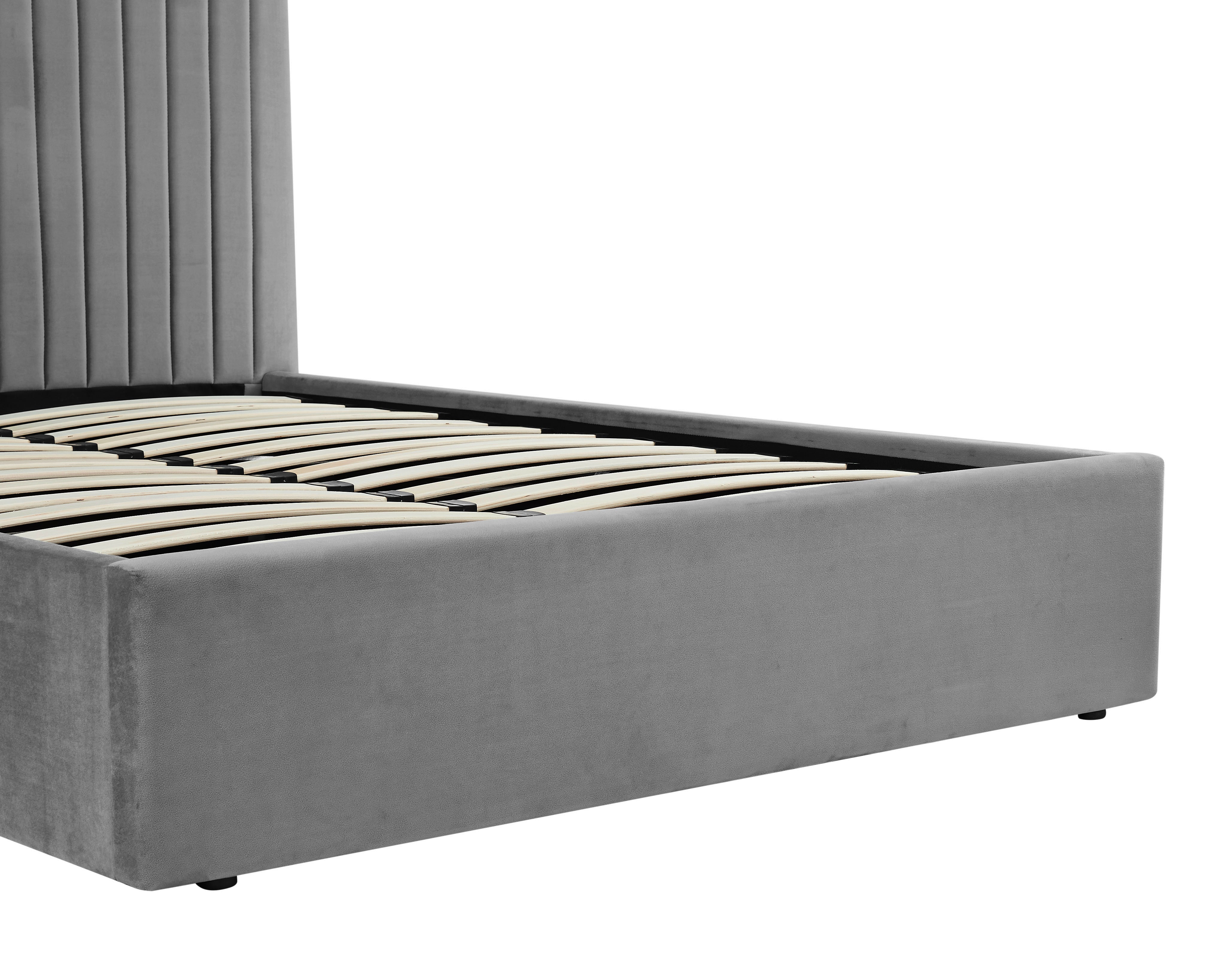Zahira | Luxury Velvet Ottoman Bed