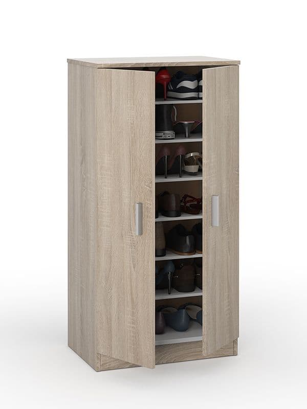 Sand Oak Effect Shoe Cupboard