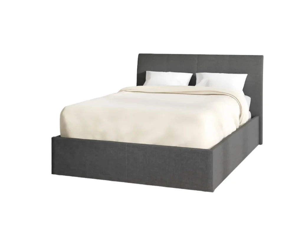 Slate | Luxury Fabric Ottoman Bed