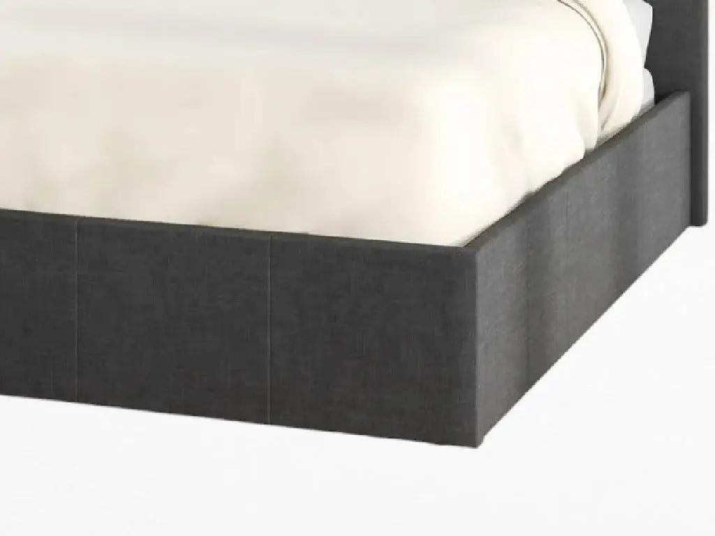 Slate | Luxury Fabric Ottoman Bed
