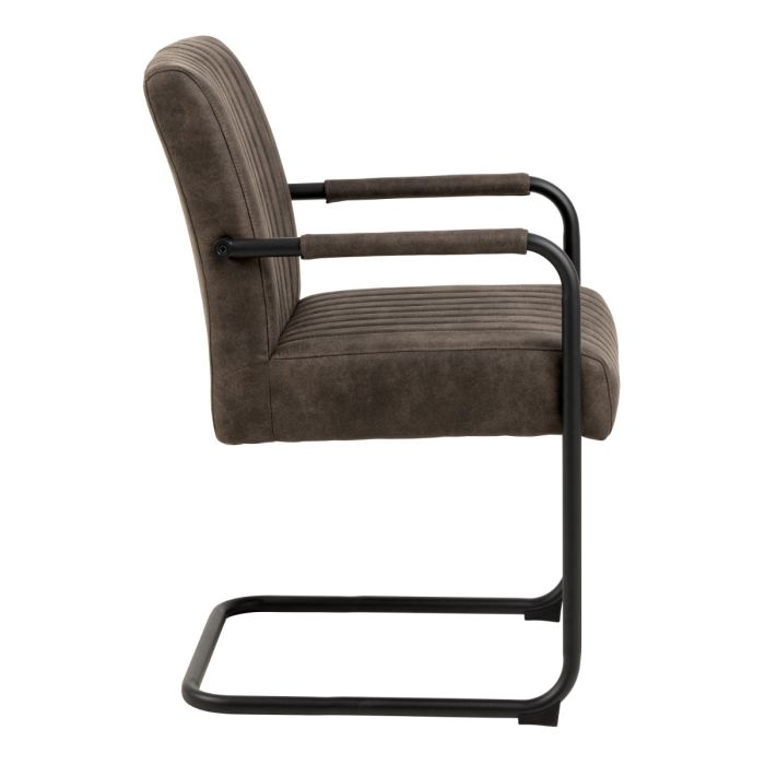The Amara Anthracite Microfibre Dining Chair – Set of 2 – image 3