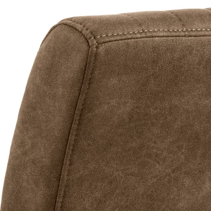 The Amara Light Brown Microfibre Dining Chair – Set of 2 – image 7