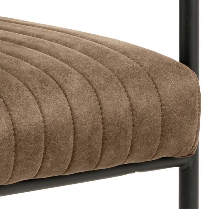 The Amara Light Brown Microfibre Dining Chair – Set of 2 – image 8