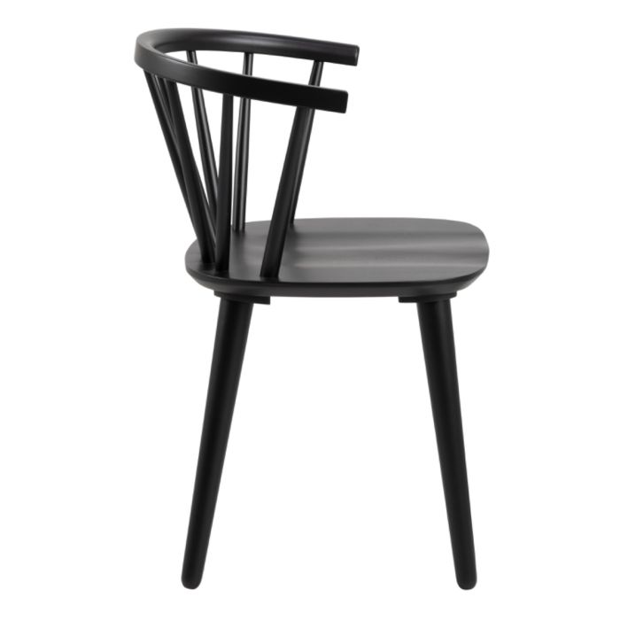 The Arden Black Spindle Back Dining Chair – Set of 2 – image 3