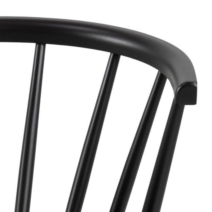 The Arden Black Spindle Back Dining Chair – Set of 2 – image 6