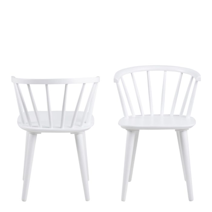 The Arden White Spindle Back Dining Chair – Set of 2 – image 2
