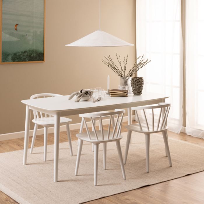 The Arden White Spindle Back Dining Chair – Set of 2 – image 4