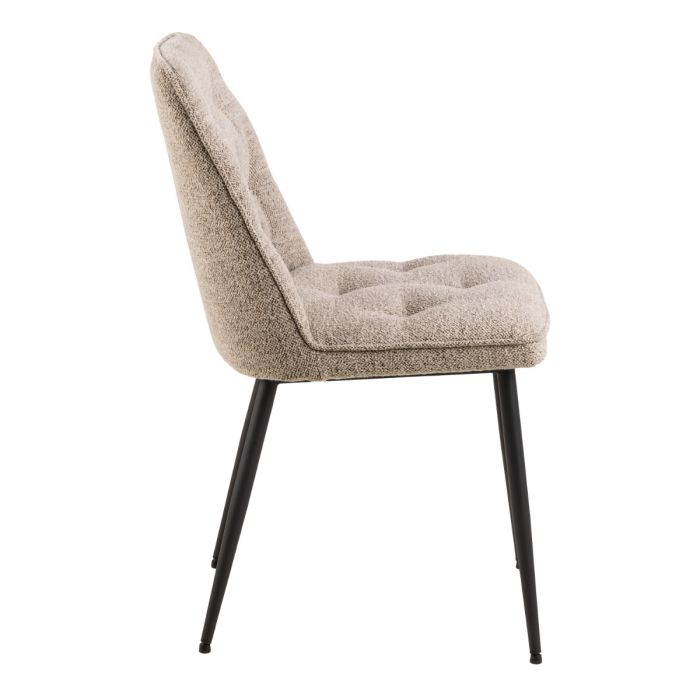The Bellagio Beige Bouclé Dining Chair – Set of 2 – image 3
