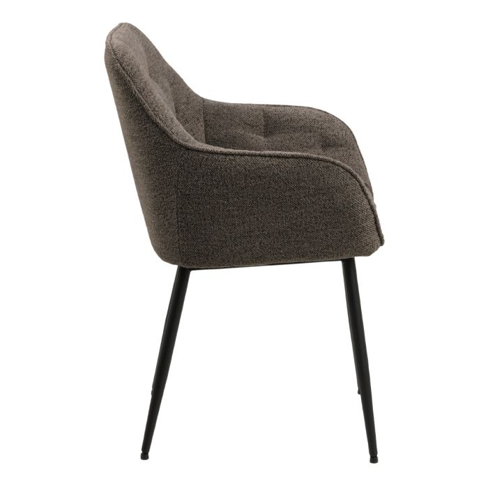 The Bellagio Taupe Bouclé Dining Chair with Arms – Set of 2 – image 3
