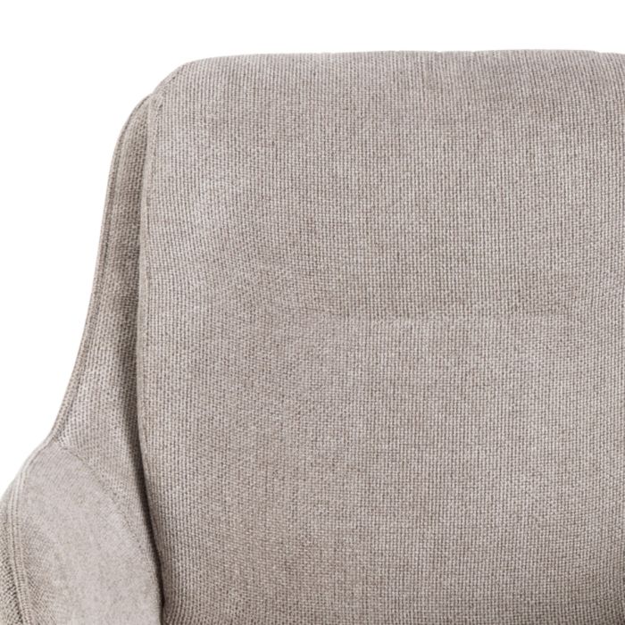 The Calista Sand Chenille Swivel Dining Chair – Set of 2 – image 4