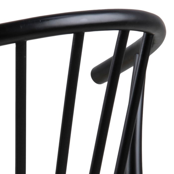 The Cassia Black Oak Dining Chair with Woven Seat – Set of 2 – image 7