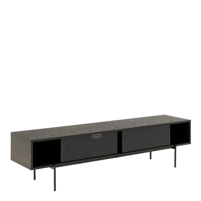 Dujayna Black Industrial TV Unit – supplier image 4