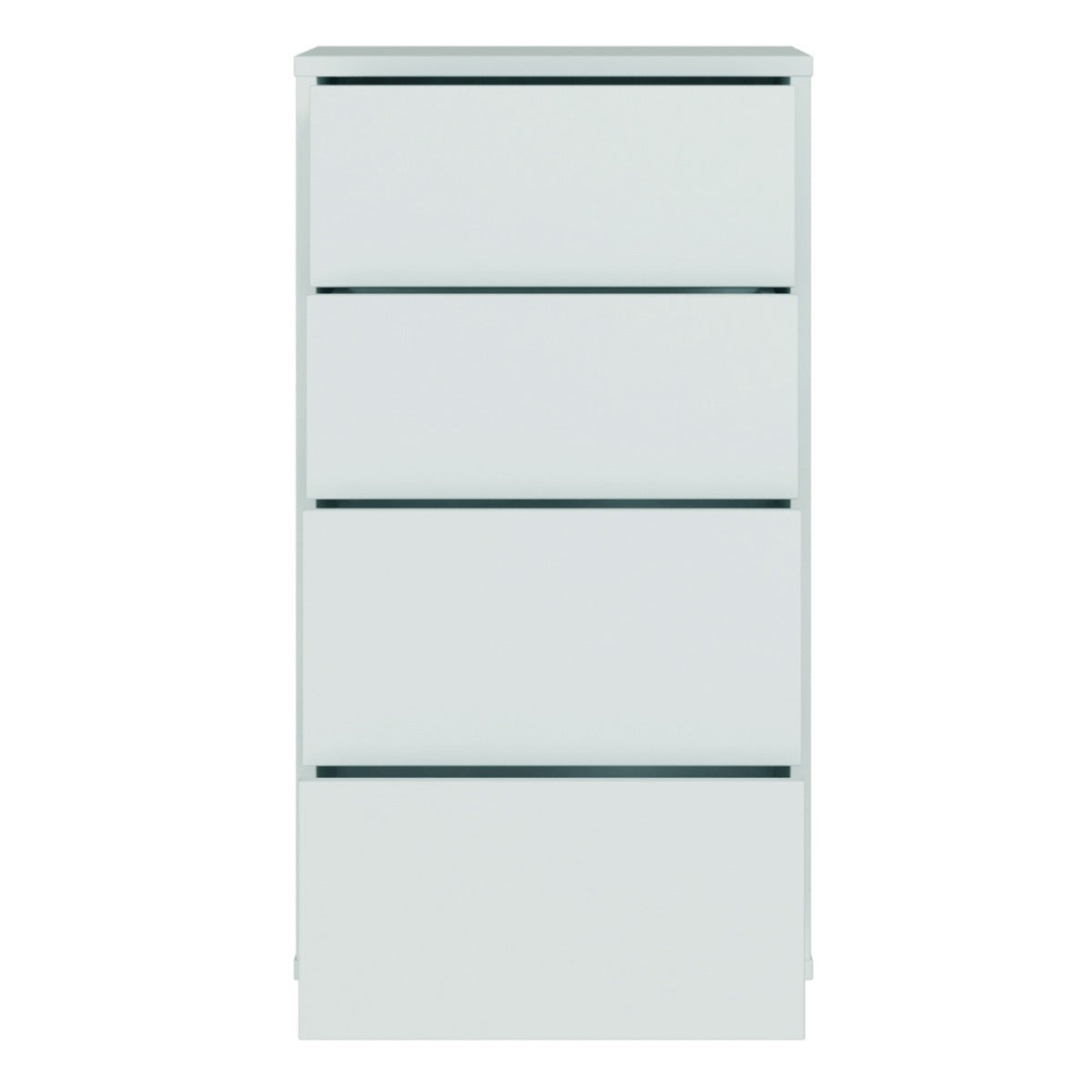 Arvello Light Grey Slim 4 Drawer Chest - original supplier gallery image 5