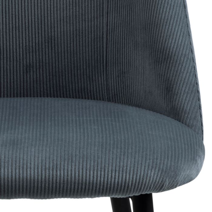 The Isola Grey Corduroy Dining Chair – Set of 4 – image 8