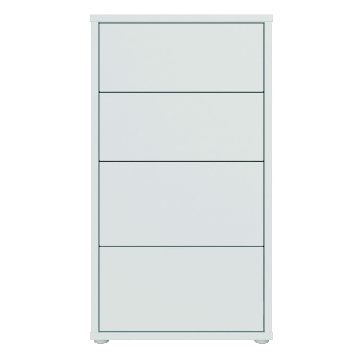 Arvello Light Grey Slim 4 Drawer Chest – supplier product photograph 2