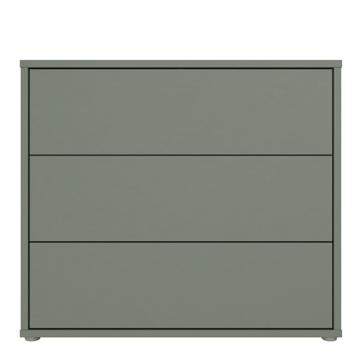 Verdina Sage Green 3 Drawer Chest – supplier product photograph 2