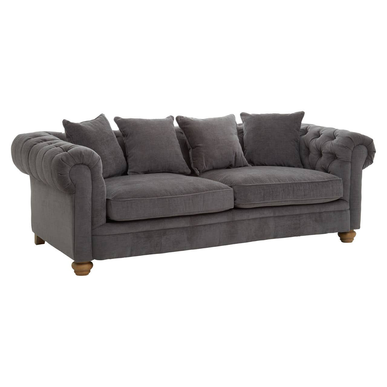 Maren Grey Fabric 3 Seater Sofa – supplier image 2