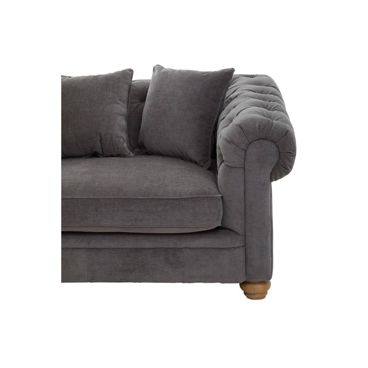 Maren Grey Fabric 3 Seater Sofa – supplier image 5