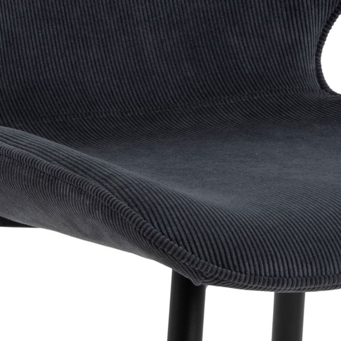 The Milan Anthracite Corduroy Dining Chair – Set of 4 – image 10