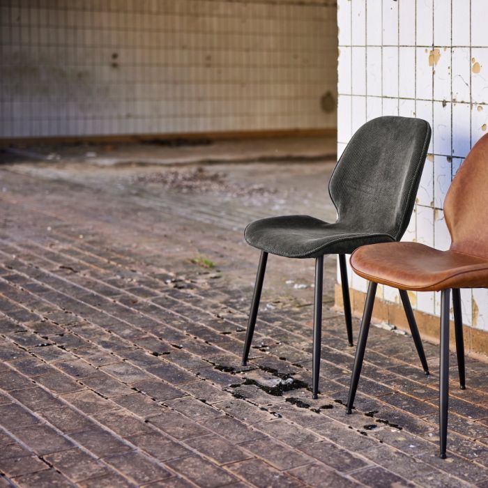 The Milan Anthracite Corduroy Dining Chair – Set of 4 – image 7
