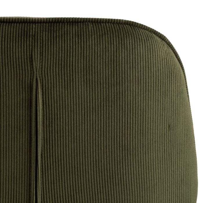 The Milan Olive Green Corduroy Dining Chair – Set of 4 – image 6