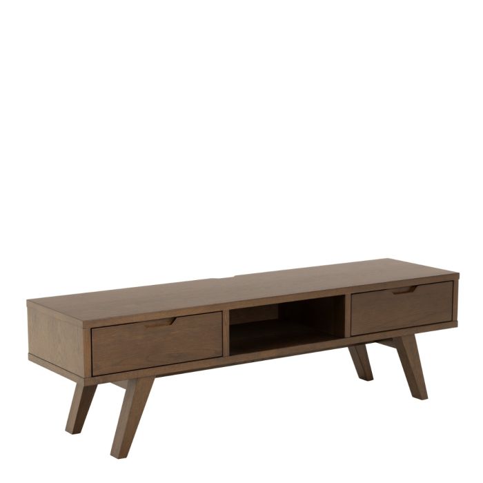 Nakhara Smoked Oak 2-Drawer TV Unit – supplier image 1