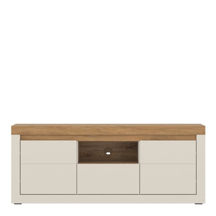 Nayriza Cashmere & Stone Oak TV Cabinet – alternative supplier photograph