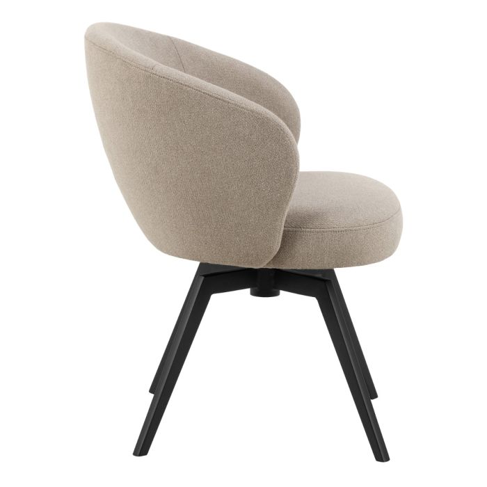 The Nerissa Beige Swivel Dining Chair – image 3